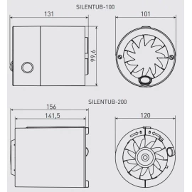 Канальный вентилятор SILENTUB-100 Soler Palau
