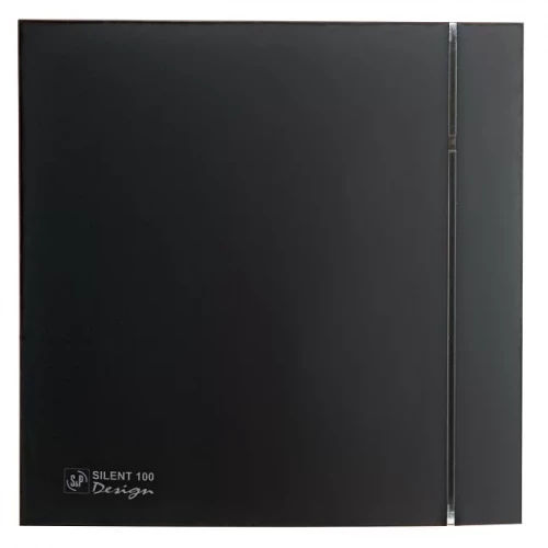 Накладной вентилятор SILENT-100 (черный матовый) DESIGN Soler Palau 