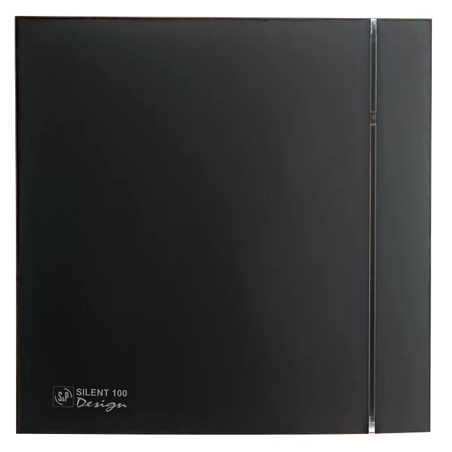 Накладной вентилятор SILENT-100 (черный матовый) DESIGN Soler Palau 