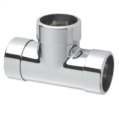 Хромированный тройник Ø32 McAlpine 32E-CB