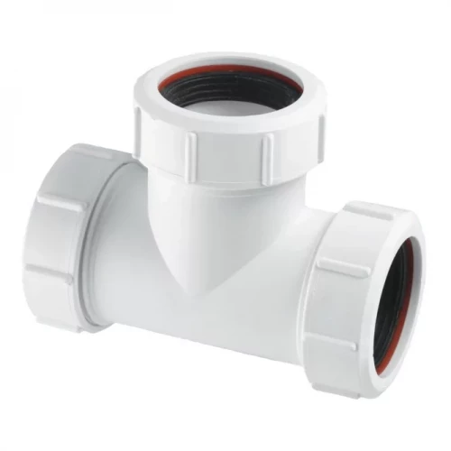 Тройник 90° Ø40 McAlpine 40E-WH