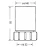 Муфта переходная Ø32хØ40 McAlpine 4032J-WH