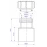 Муфта переходная Ø32хØ50 McAlpine 5032J-WH