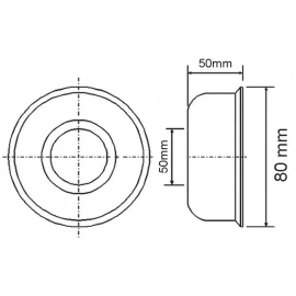 Отражатель декоративный Ø50 McAlpine F50