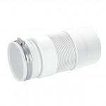Гофра для унитаза с хомутом McAlpine (230-330мм) WC-F23PJ