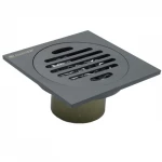 Трап с обратным клапаном 10х10 (графит) Ganzer T001-Q