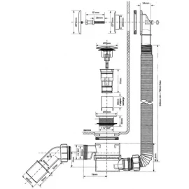 Обвязка для ванны автомат L700 McAlpine MRB11
