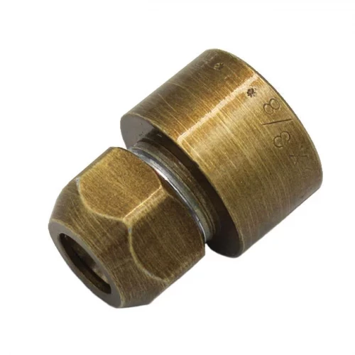 Муфта с внутренней резьбой Ø10х1/2" (бронза) Remer