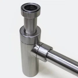 Сифон бутылочный для раковины CA32EU-SN (никель) McAlpine