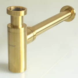 Сифон для раковины А2S (матовое золото) Ganzer