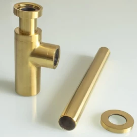 Сифон для раковины А2S (матовое золото) Ganzer