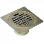 Трап с обратным клапаном (бронза) 10х10 Ganzer T001-D