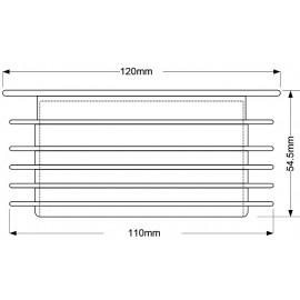 Заглушка для срезанной трубы Ø110 DC4-BL McAlpine