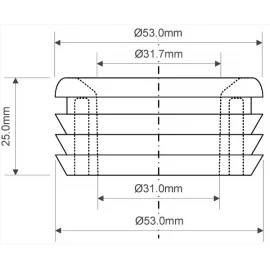 Манжета резиновая Ø50х32 McAlpine FLEXCONN-5032