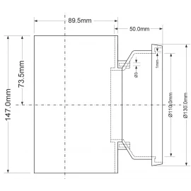 Переход (врезка) Ø110-110 MRSOB-110 McAlpine