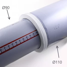 Переходная манжета Ø110-90 WC-OUTLET McAlpine