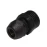 Муфта с наружной резьбой Ø10х1/2" (черная) Remer