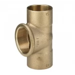 Тройник с внутренней резьбой пайка Ø15х1/2" Viega