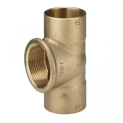 Тройник с внутренней резьбой пайка Ø15х1/2" Viega