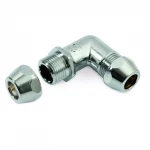 Угол обжимной Ø10 хром General Fittings