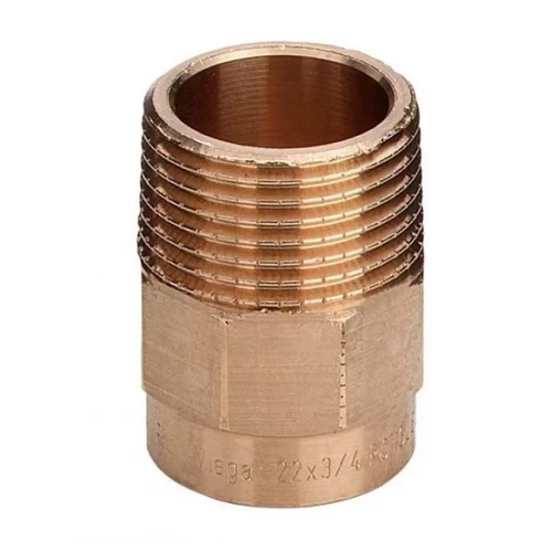 Переход с наружной резьбой пайка Ø22х1/2" Viega