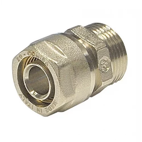 Муфта м/пластиковая с наружной резьбой Ø16х1/2" Comisa