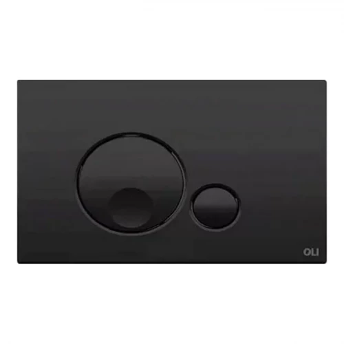 Кнопка смыва (черный Soft-Touch) OLI 152952