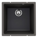 Мойка подстольная (асфальт) 400х400 мм Ulgran Quartz 400-09