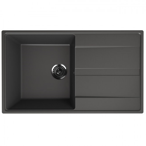 Мойка кварцевая (асфальт) 850х500 мм Ulgran Quartz Prima 850-09