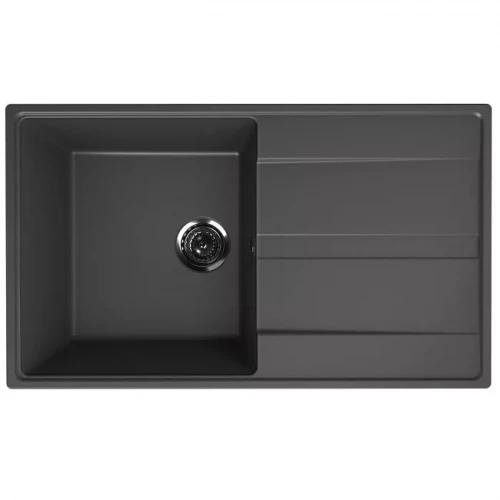 Мойка кварцевая (асфальт) 850х500 мм Ulgran Quartz Prima 850-09