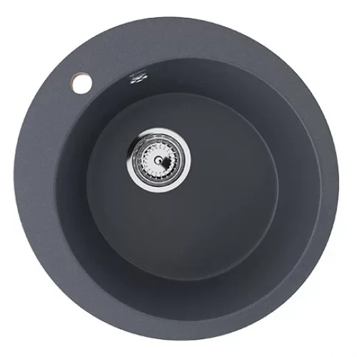 Мойка кухонная круглая Ø495 (антрацит) Ulgran 405-343