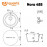 Мойка кварцевая (бетон) Ø485 мм Ulgran Quartz Nora 485-05