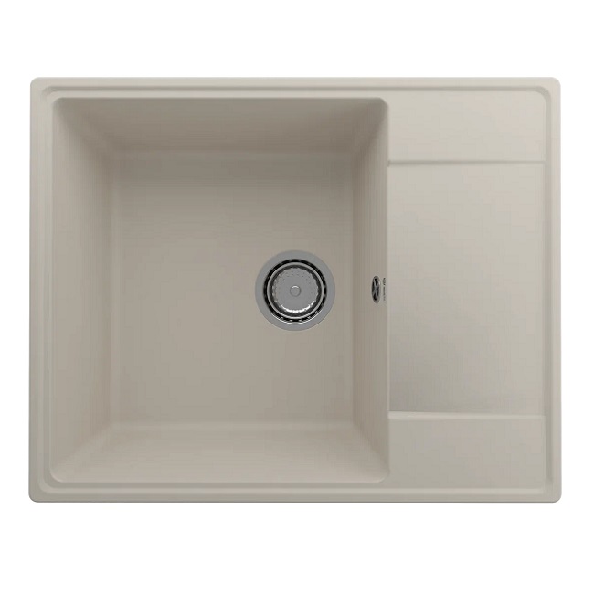 Мойка кварцевая (лен) 605х485 мм Ulgran Quartz Prima 605-02