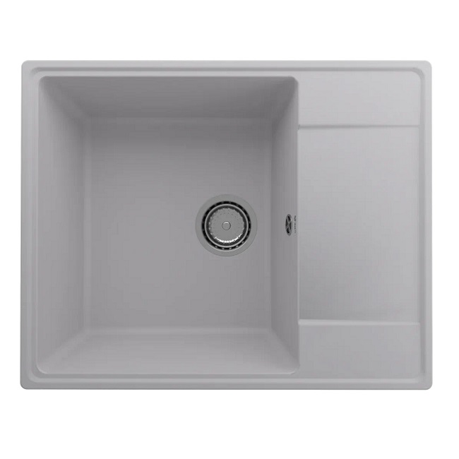 Мойка кварцевая (платина) 605х485 мм Ulgran Quartz Prima 605-04