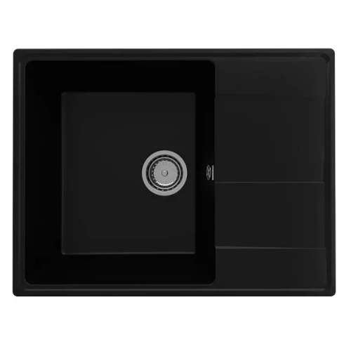 Мойка кварцевая (уголь) 650х500 мм Ulgran Quartz Prima 650-07