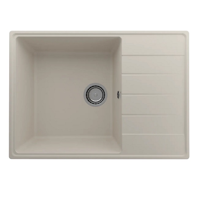 Мойка кварцевая (лен) 700х500 мм Ulgran Quartz Prima 700-02
