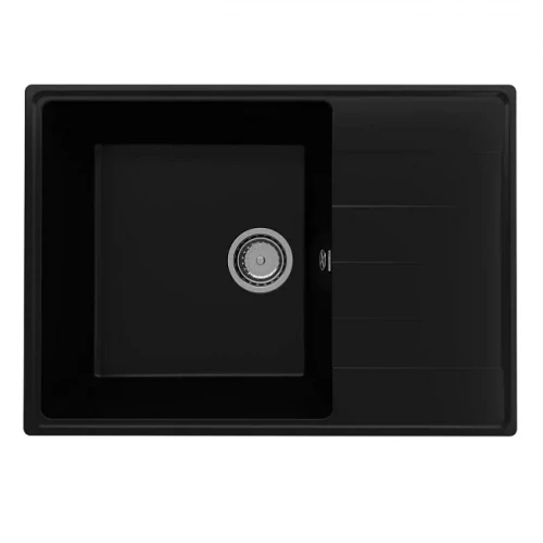 Мойка кварцевая (уголь) 700х500 мм Ulgran Quartz Prima 700-07