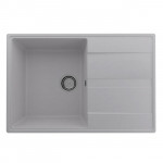 Мойка кварцевая (платина) 750х500 мм Ulgran Quartz Prima 750-04