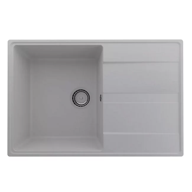 Мойка кварцевая (платина) 750х500 мм Ulgran Quartz Prima 750-04
