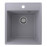 Мойка кварцевая (бетон) 425х485 мм Ulgran Quartz Forte 425-05