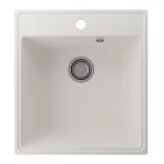 Мойка кварцевая (жасмин) 460х500 мм Ulgran Quartz Forte 460-01