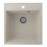 Мойка кварцевая (лен) 460х500 мм Ulgran Quartz Forte 460-02