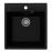 Мойка кварцевая (уголь) 460х500 мм Ulgran Quartz Forte 460-07