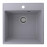 Мойка кварцевая (бетон) 505х505 мм Ulgran Quartz Forte 505-05