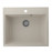 Мойка кварцевая (лен) 580х500 мм Ulgran Quartz Forte 580-02