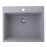 Мойка кварцевая (бетон) 580х500 мм Ulgran Quartz Forte 580-05