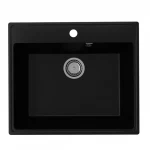 Мойка кварцевая (уголь) 580х500 мм Ulgran Quartz Forte 580-07