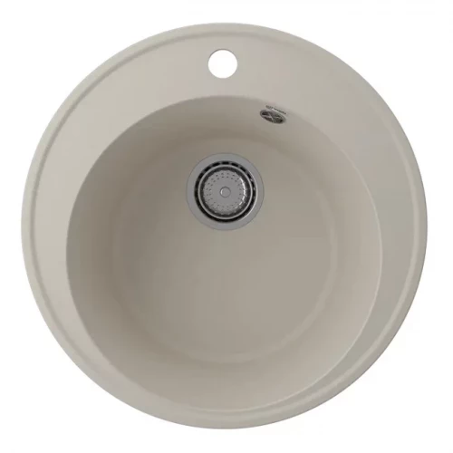Мойка кварцевая (лен) Ø485 мм Ulgran Quartz Nora 485-02
