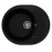 Мойка кварцевая (уголь) 585х485 мм Ulgran Quartz Nora 585-07