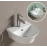 Раковина подвесная/накладная 335х355 мм CeramaLux 78370